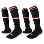 Findway Scrunch Football Soccer Socks, 2 Pairs Compression Ultra Long Soccer Socks Non-Slip Sports Athletic Socks for Men & Boy