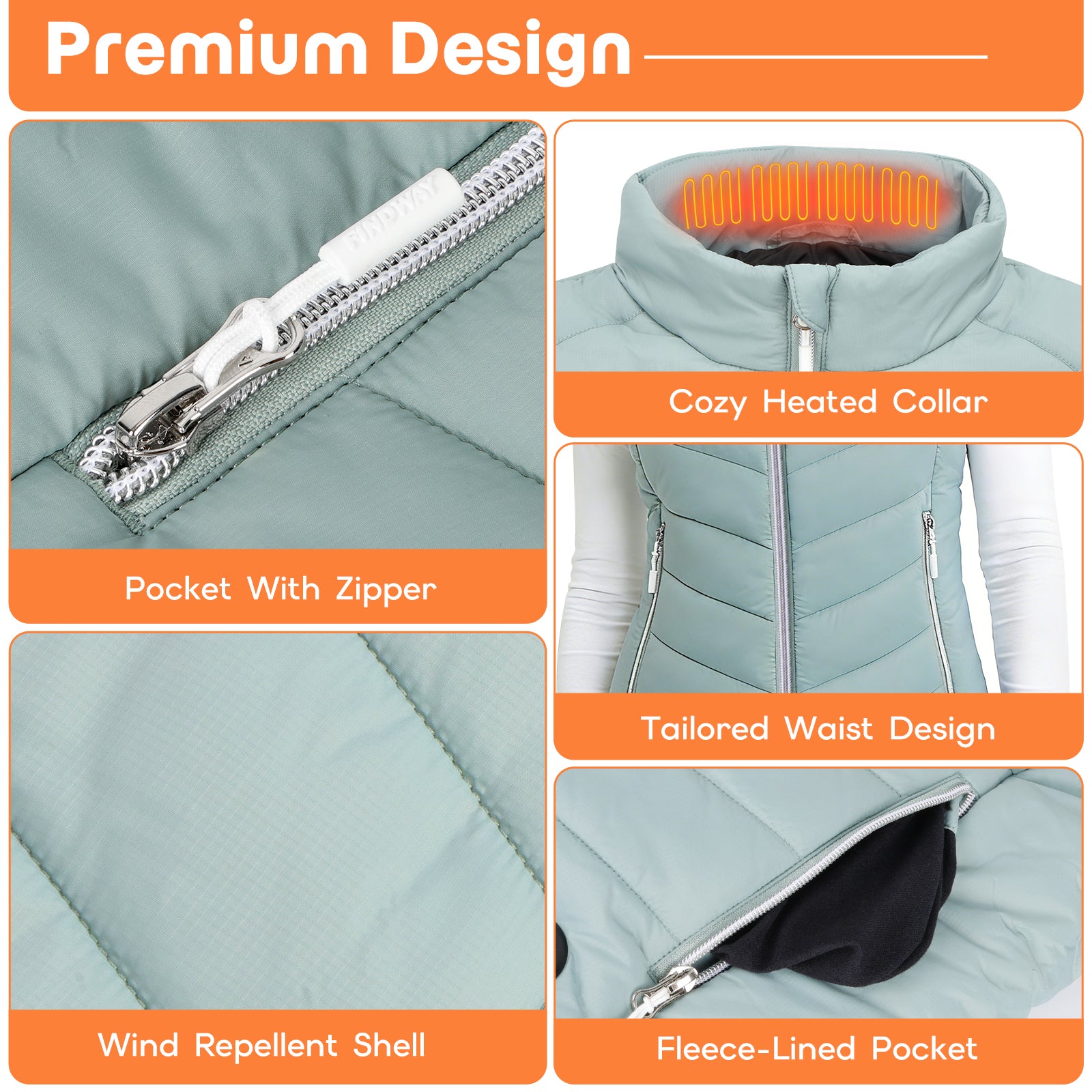 Findway Women Heated Vest
