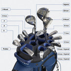 Findway 15‑Way Dividers Golf Cart Bag