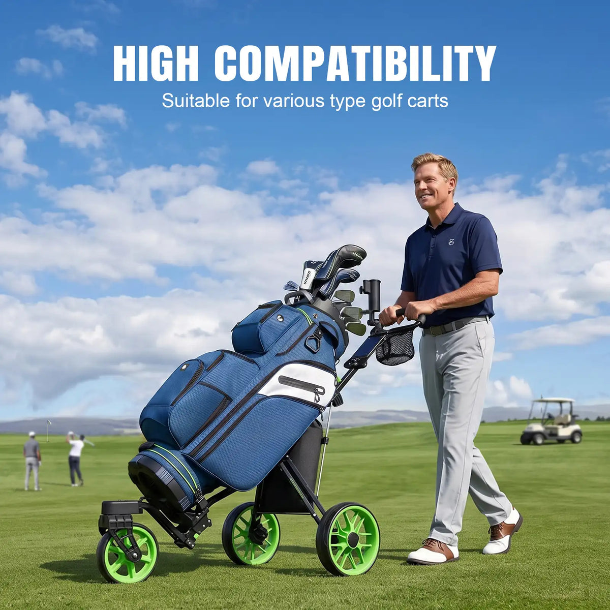 Findway 15‑Way Dividers Golf Cart Bag