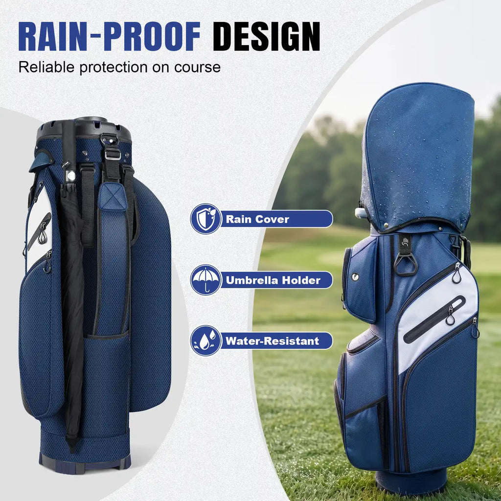 Findway 15‑Way Dividers Golf Cart Bag