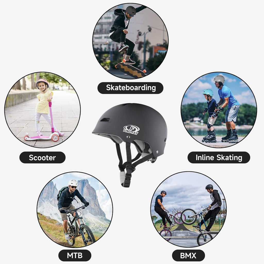 Findway Pro Skateboard Helmet