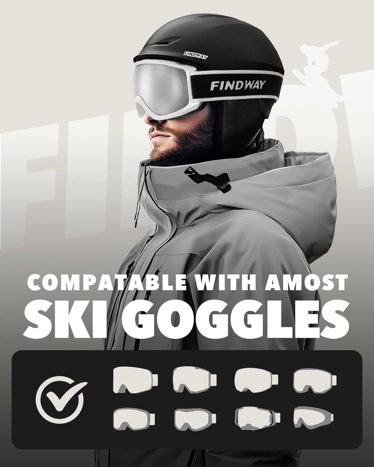 Findway Ski & Snowboard Helmet