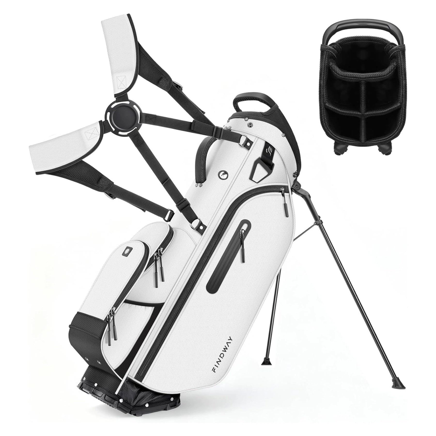 Findway Lightweight 5-Way Dividers Golf Stand Bag