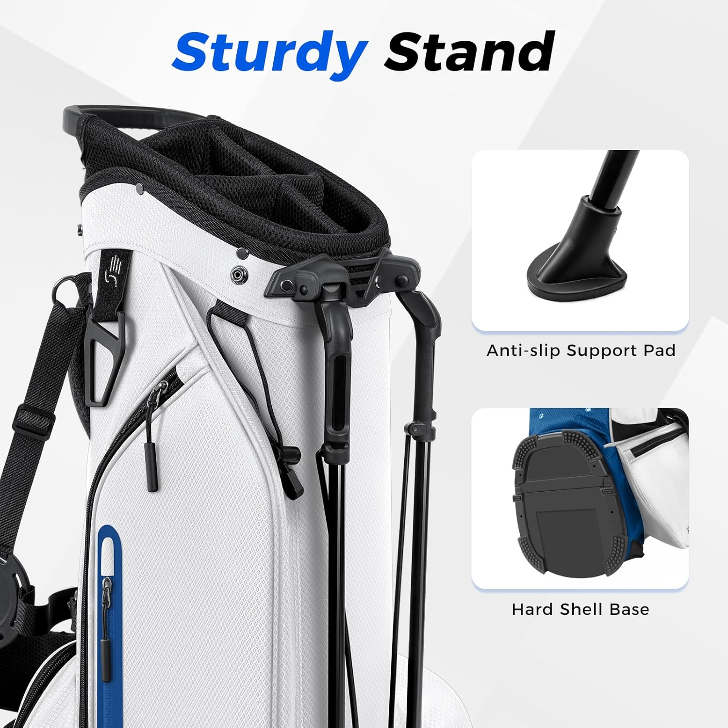 findway 5 way golf stand bag with sturdy stand