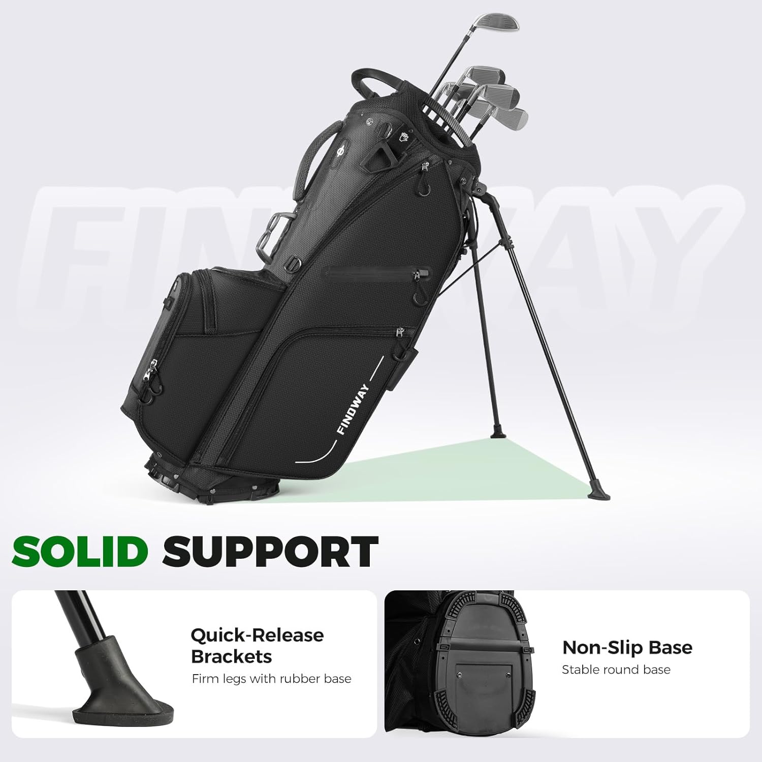 Findway 14-Way Golf Stand Bag