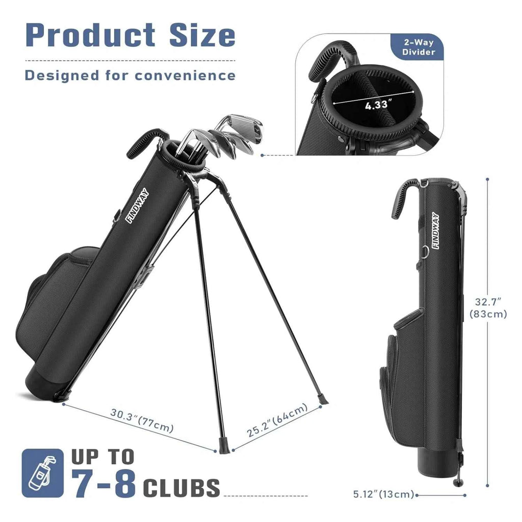 Findway 2-Way Dividers Golf Stand Bag MAX