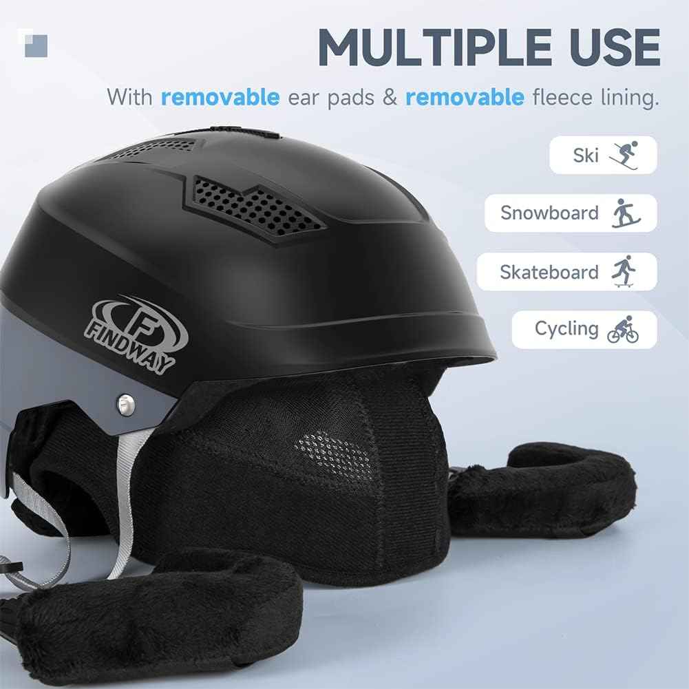 Findway Multi‑Use Helmet for Skiing, Skating & Cycling