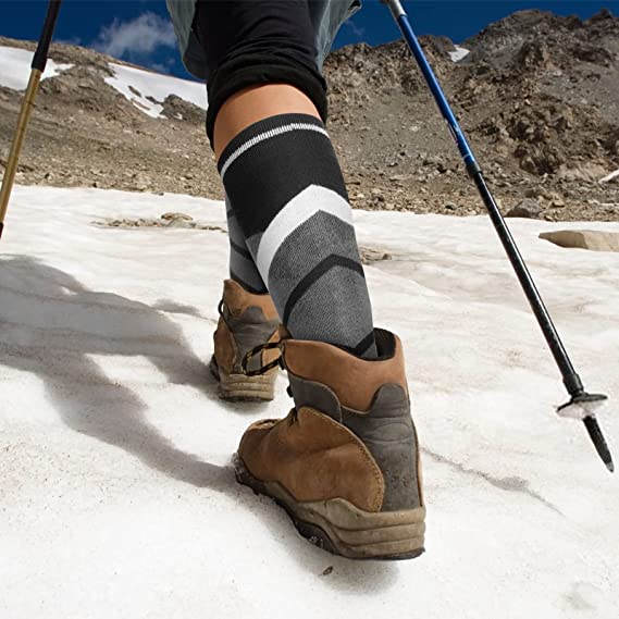Findway 85% Cotton Knee High Warm Snow Socks